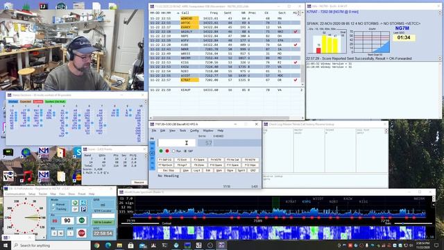 NG7M 2020 ARRL Sweepstakes SSB Live Operating смотреть онлайн