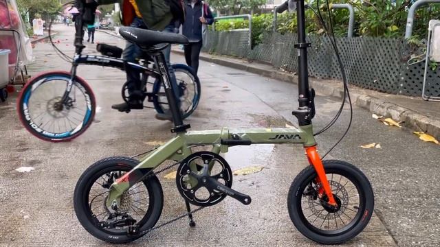 YouTube JAVA X1 14吋 7速 碟刹 摺車bicycle BIKE，開箱，摺車教學！👍 смотреть онлайн