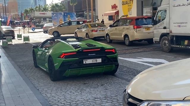 Lamborghini Huracan Convertible Spyder | Super Cars in Dubai | Abdus Samad|super car spotting| смотреть онлайн