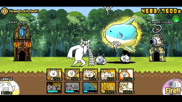 The Battle Cats - Cybear VS Ubers with Dodge Attack ability (metal) смотреть онлайн