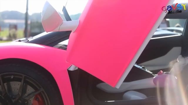 Rays of sunshine - Pink Lamborghini Aventador Behind the scenes смотреть онлайн