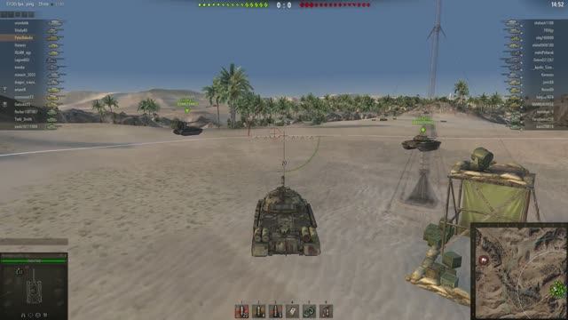 ИС-4, Песчаная река, Стандартный бой.  0.9.16, 2016-12-08