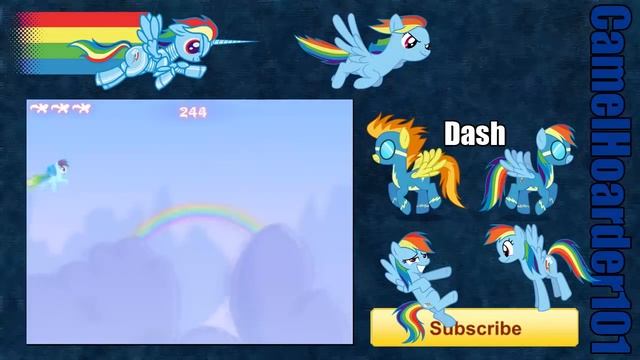 Let's Play: Rainbow Pony Dash смотреть онлайн