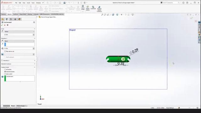 Solidworks Design Tutorial | Design Apple Watch | Solidworks Watch Design смотреть онлайн