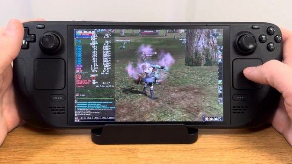 Lineage II Steam Deck OLED gameplay my settings