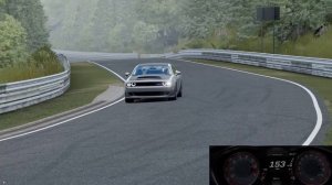 Forza 7- Dodge Demon VS Nordschleife