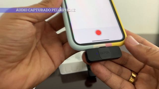 MELHOR MICROFONE SEM FIO PARA IPHONE wireless lapela custo beneficio | Microfone Boya смотреть онлайн