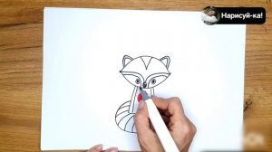 Как нарисовать Енотика / Арт-друзья с Нарисуй-ка!