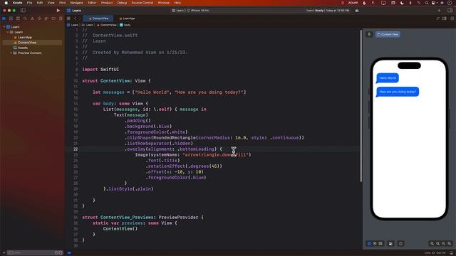 Building Chat Bubbles In SwiftUI
