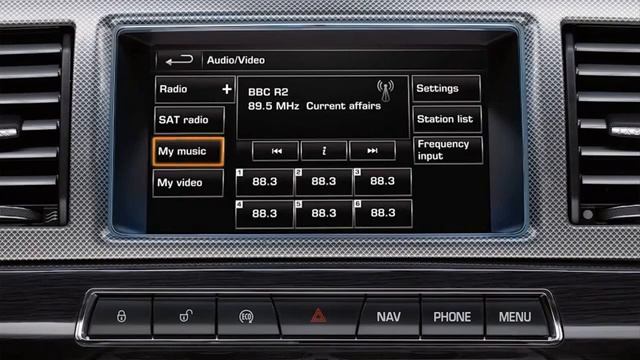Jaguar XF How To Audio Bluetooth смотреть онлайн
