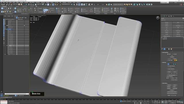 20. Turning our final container into high poly Part2 -Timelapse