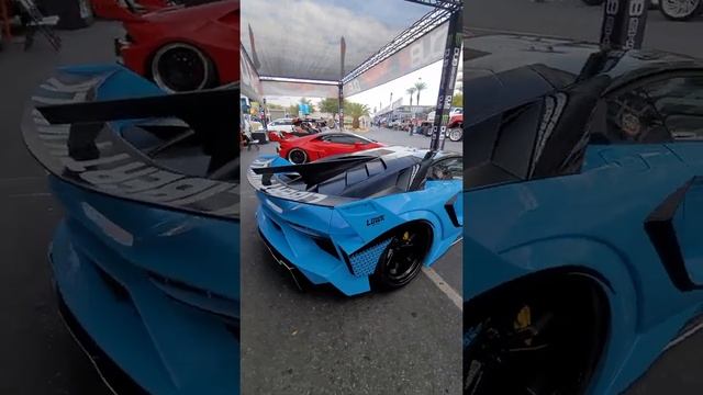 First LB silhouette works lamborghini aventador EVO #LibertyWalk #lamborghini #aventador #sema смотреть онлайн