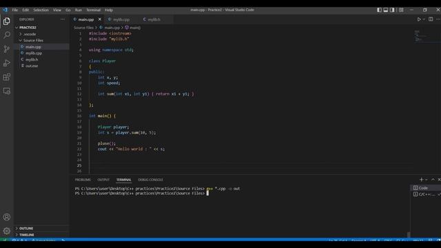 Link Multiple C++ Files with G++ in Visual Studio Code смотреть онлайн