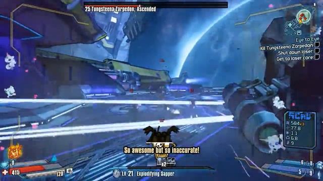 Borderlands the Pre-Sequel - Zarpedon drops Zx-1 and Prismatic Bulwark, Legendary Farming! смотреть онлайн