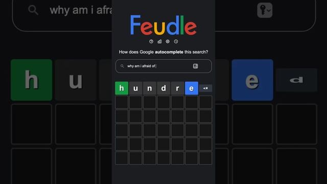 Google Feudle - Why am I afraid of... (100 Sub Special!) смотреть онлайн