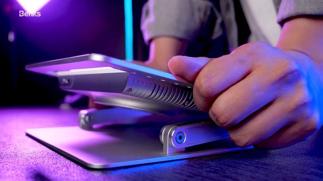 Benks Cooling Laptop Stand-Adjustable Laptop Cooling Pad for Gaming and Work смотреть онлайн