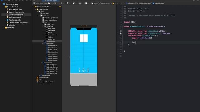 Scroll View in Swift? | iOS 14.0 смотреть онлайн