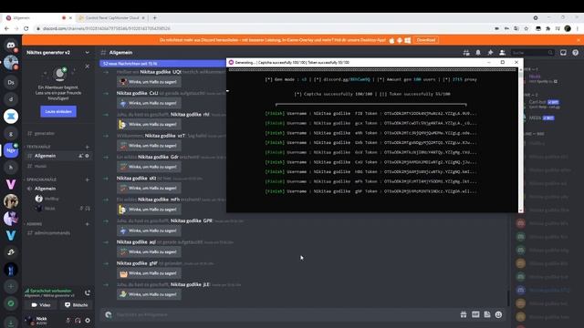 DISCORD TOKEN GENERATOR смотреть онлайн