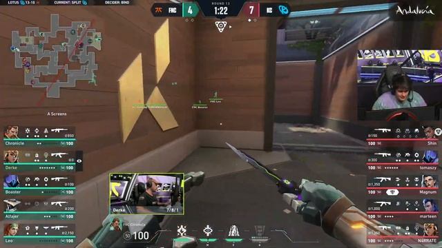 Fnatic V KC SEMI FINAL Map 2 Split Kick//off смотреть онлайн