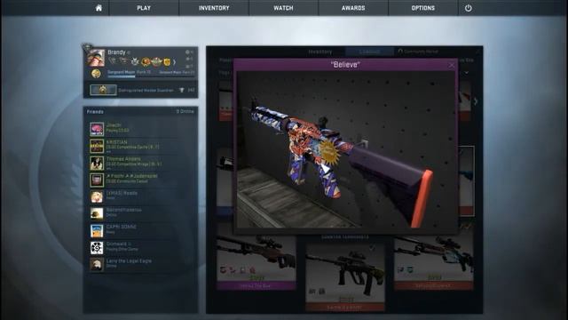 MY CS:GO INVENTORY SHOWCASE | CS:GO Skin Gameplay смотреть онлайн