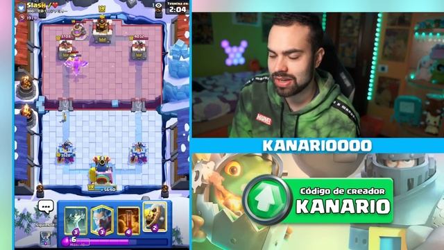 EL MAZO QUE TIENE EL META A SUS PIES 😳 CLASH ROYALE - KANARIOOO смотреть онлайн