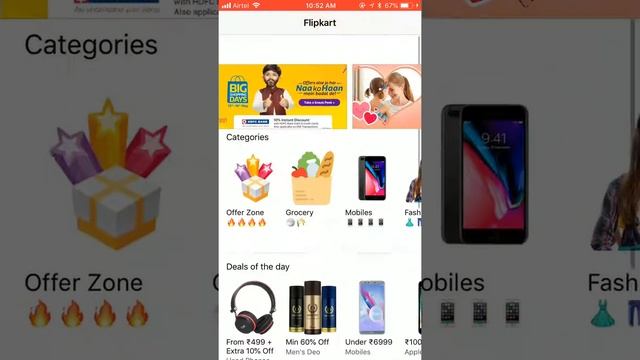 Flipkart Clone App Demo: iOS 12 Swift 4.2 Xcode 10.1 смотреть онлайн