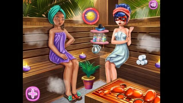 Polynesian Exotic Sauna (Леди Баг и Моана в сауне) смотреть онлайн