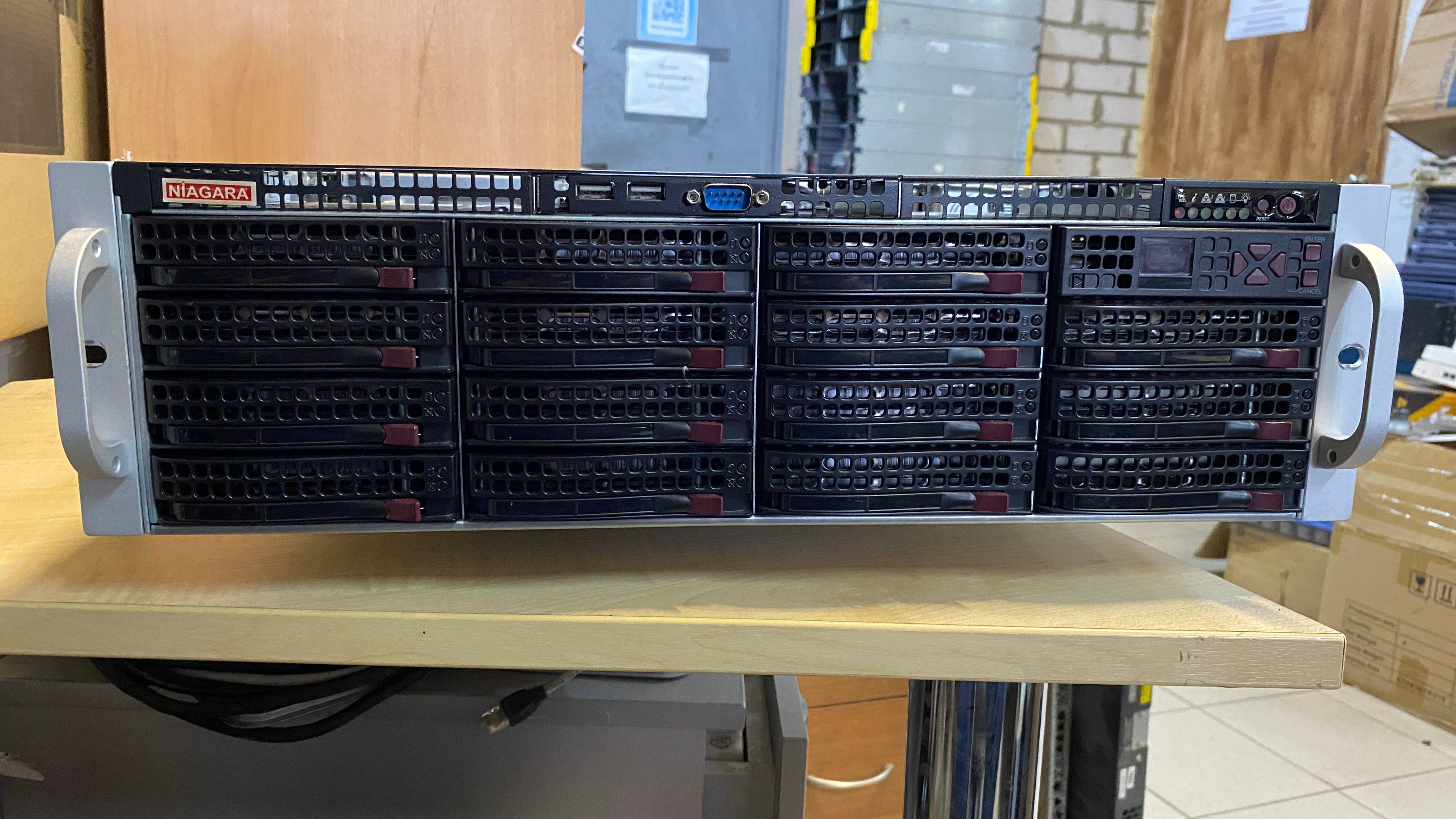 Серверы Niagara 3UDCS01 - 3U SuperMicro CSE-836BE16 (SuperMicro X9DRH-7F (2609x2/32Гб/16 дисков) смотреть онлайн