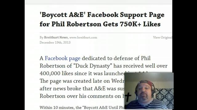 Coffe With Conrad - A&E slams Phil Robertson смотреть онлайн