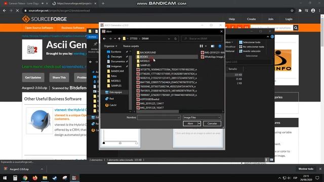COMO CONVERTIR IMAGENES A ASCII (Ascii Generator 2 - programa) смотреть онлайн