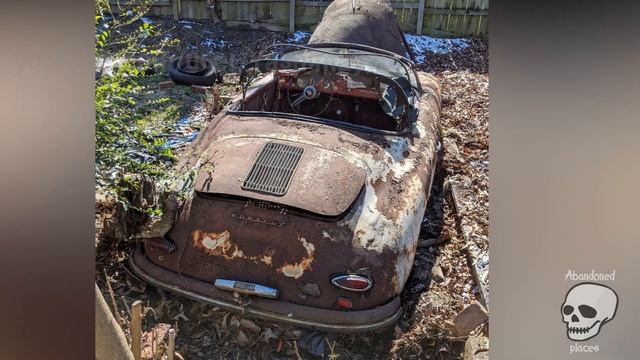 Abandoned 1957 Porsche 356A Speedster - Rusty Backyard Treasure смотреть онлайн