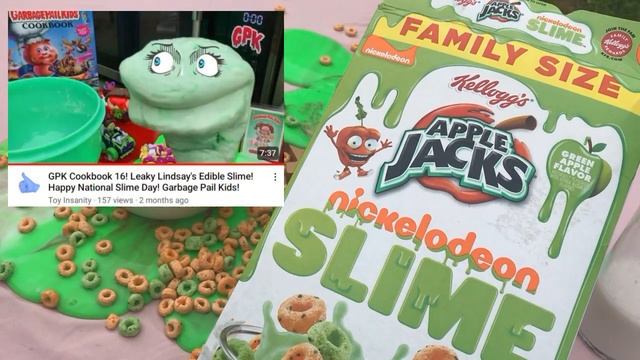 Cereal Insanity 183! Slime Time! Nickelodeon Slime Apple Jacks! смотреть онлайн