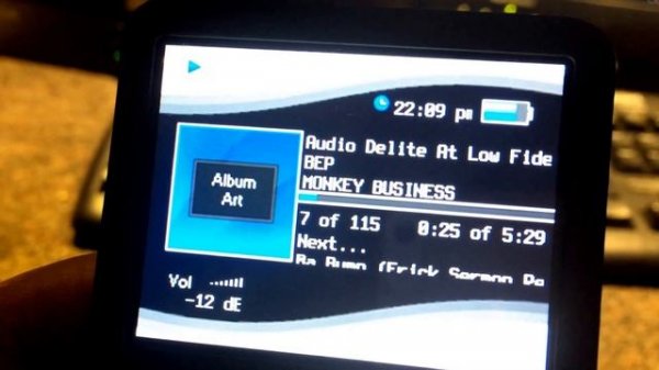 iPod classic 7th gen Rockbox install 2