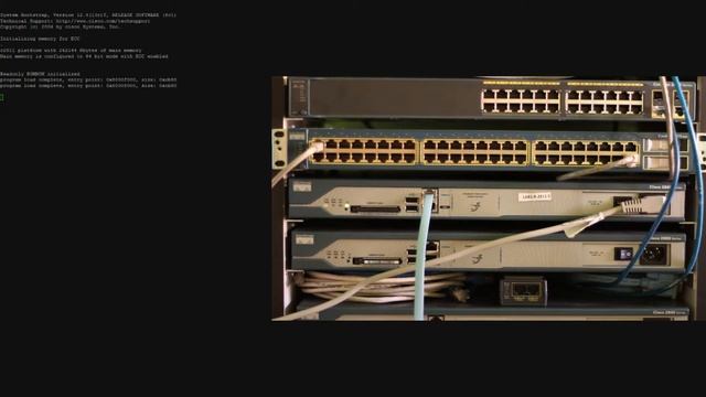 Cisco 2811 router boot process IOS 15.1 with CLI смотреть онлайн