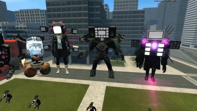 NEW UPGRADED TITAN DRILL MAN VS ALLSKIBIDI TOILET B0SSES In Garry's Mod! смотреть онлайн