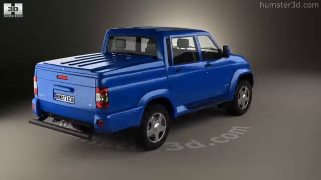 UAZ Patriot (23632) Pickup 2017 3D Model By 3DModels.org