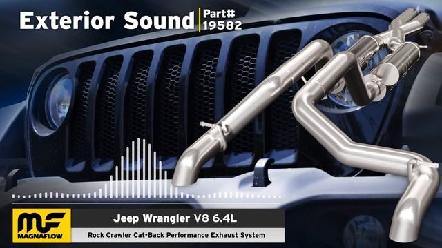 [Hear the Sound] MagnaFlow Jeep Wrangler Rock Crawler Cat-Back Performance Exhaust System#19582 смотреть онлайн