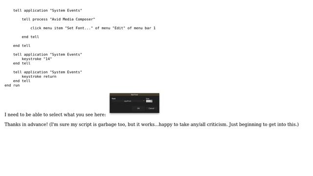 Apple: AppleScript: Select a specific drop down menu item? смотреть онлайн