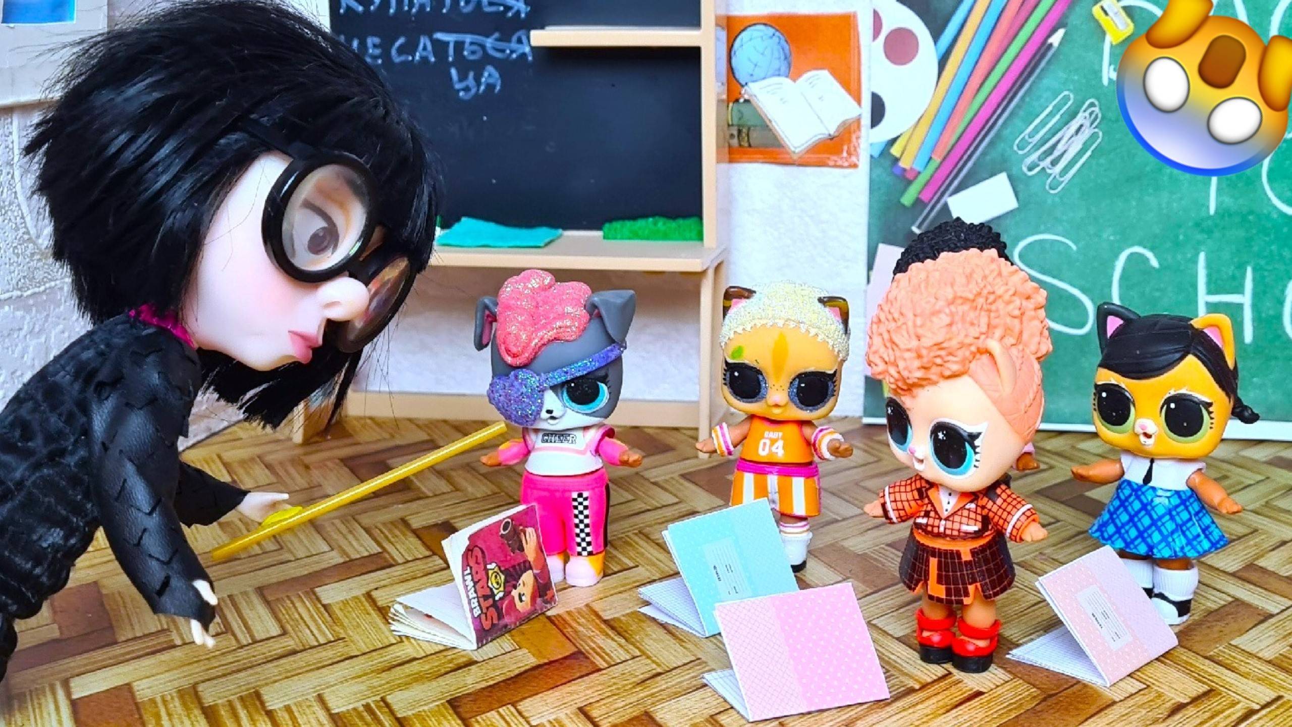 СТАЛИ ПИТОМЦАМИ🐶🐱😱 ПРЯМО В ШКОЛЕ! Куклы ЛОЛ сюрприз смешные МУЛЬТИКИ Даринелка смотреть онлайн