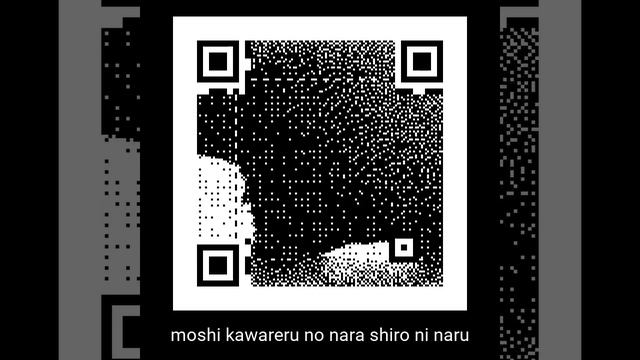 Bad Apple but it is played with QR code смотреть онлайн