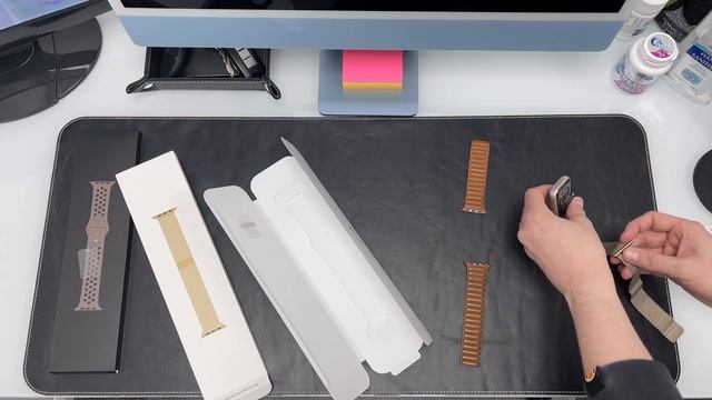 Apple Watch Series 7 Starlight+Saddle Brown смотреть онлайн