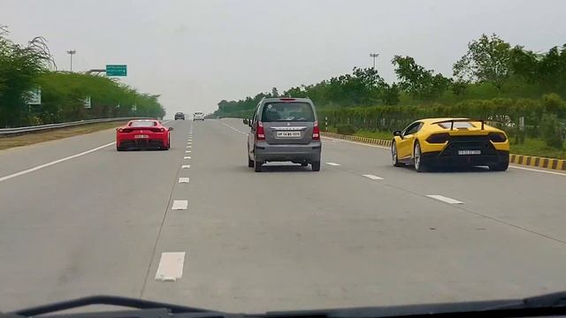 Maruti Swift 2006 model Racing with Lamborghini and Ferrari смотреть онлайн