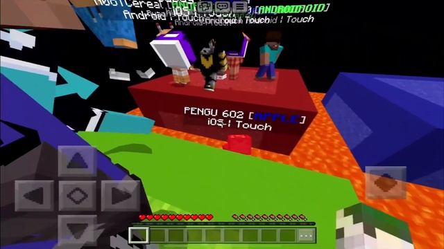 100 Minecraft Apple Players vs 100 Android Players смотреть онлайн