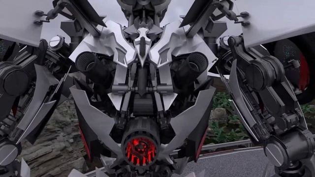 Lamborghini Aventador SVJ 2019 TRANSFORMER | Maya | Vray | Transforming | Dicepticon | 3D modeling смотреть онлайн