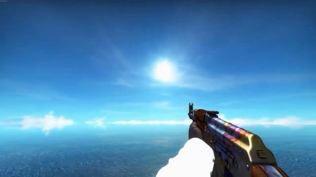 CS:GO | AK-47 Case Hardened Blazing Blue | смотреть онлайн
