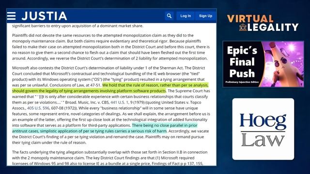 Epic's Final Push: "Half-truths and Outright Falsities" (VL321) смотреть онлайн