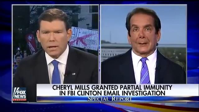 Charles Krauthammer on Clinton immunity deals, first debate смотреть онлайн
