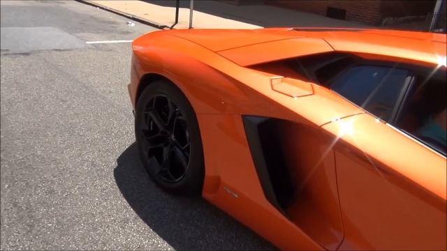 Lamborghini LP700-4 Aventador In City Island PA смотреть онлайн