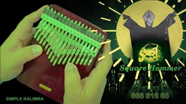 Square Hammer (Ghost) - Kalimba Easy Tutorial