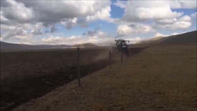 Tractor Lamborghini Nitro 130 con Rastra Pesada смотреть онлайн